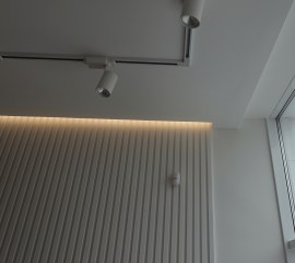 Гипсовые 3d панели в офисе компании ПМД